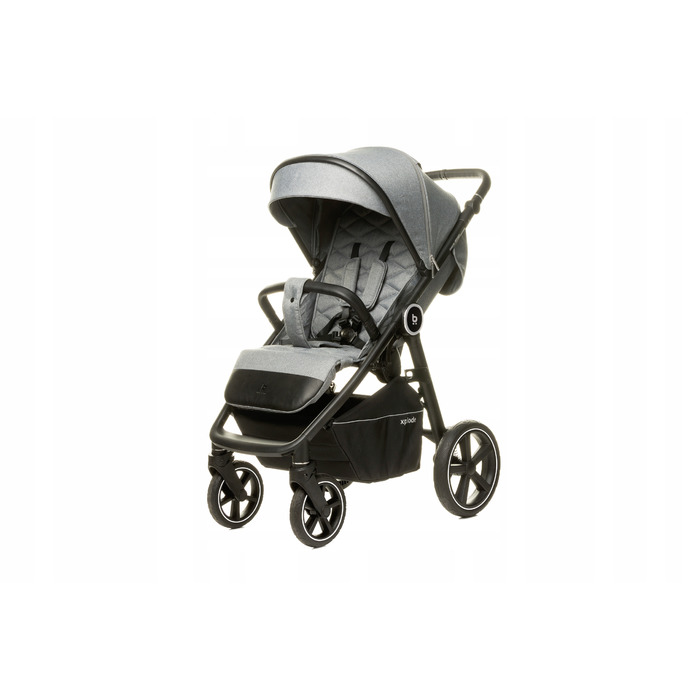 Дитячий візок-прогулянка Future Design Xplode, колір Seal Grey, з пневматичними колесами