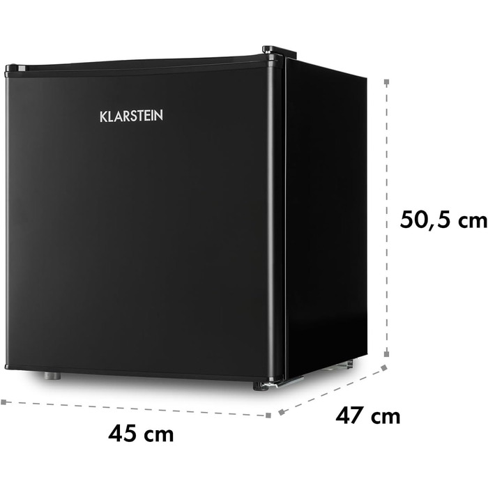 Холодильник Klarstein Neo: міні-холодильник для напоїв та догляду за шкірою, 46 л, чорний