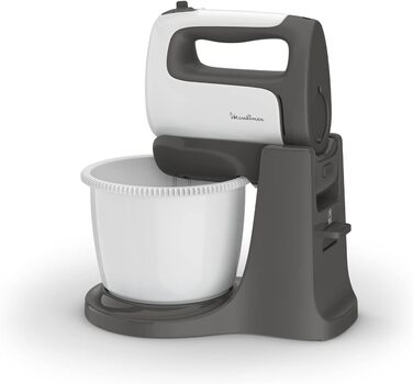 Міксер ручний Moulinex Prep'Mix+ HM4641 з нержавіючою сталлю, 5 швидкостей, чаша 2.5 л