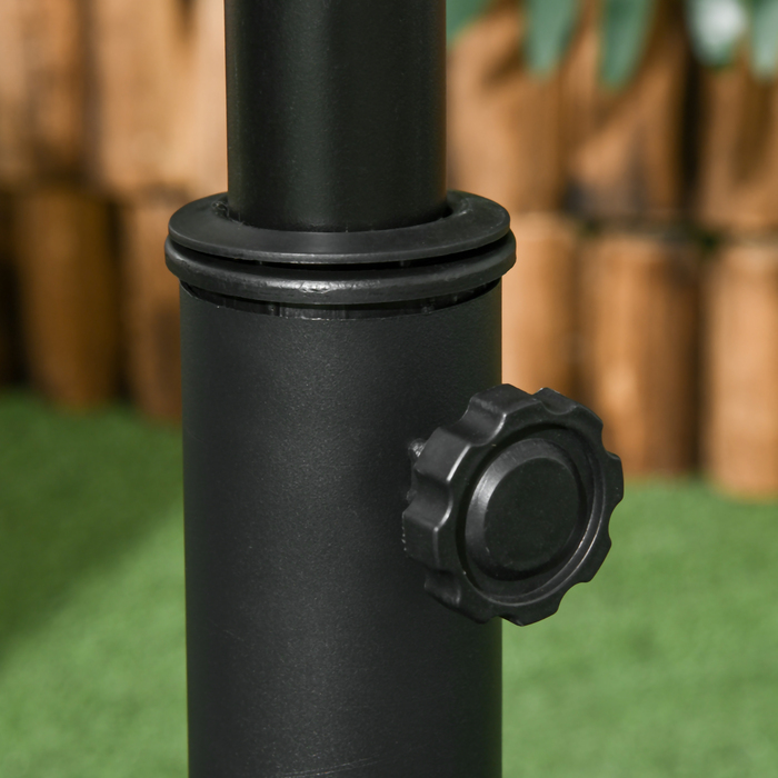 Підставка для парасольки з нержавіючої сталі з ручками, напівкругла конструкція, утримувач для парасольки вагою Ø3,8-Ø4,8 см, ідеально підходить для балкона, тераси, саду. Доступні кольори: бронза, чорний.