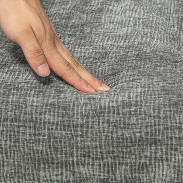 Крісло-шезлонг, акцентне крісло, сучасний дизайн, поворотне, до 120 кг, темно-сірий