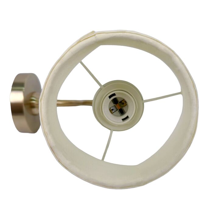 Relaxdays: Вуличний бра з абажуром з тканини