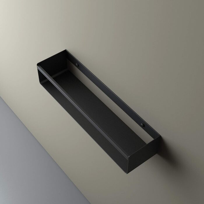 Полиця для душу doporro чорна матова для ванної кімнати з нержавіючої сталі полиця для зберігання настінна (shower shelf254)