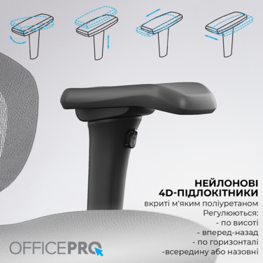 Крісло офісне OfficePro OC950B Black