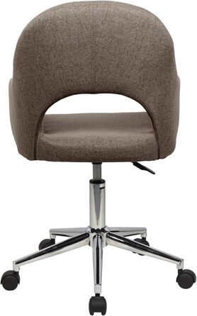 Поворотний стілець SVITA Klara офісний стілець (коричневий)