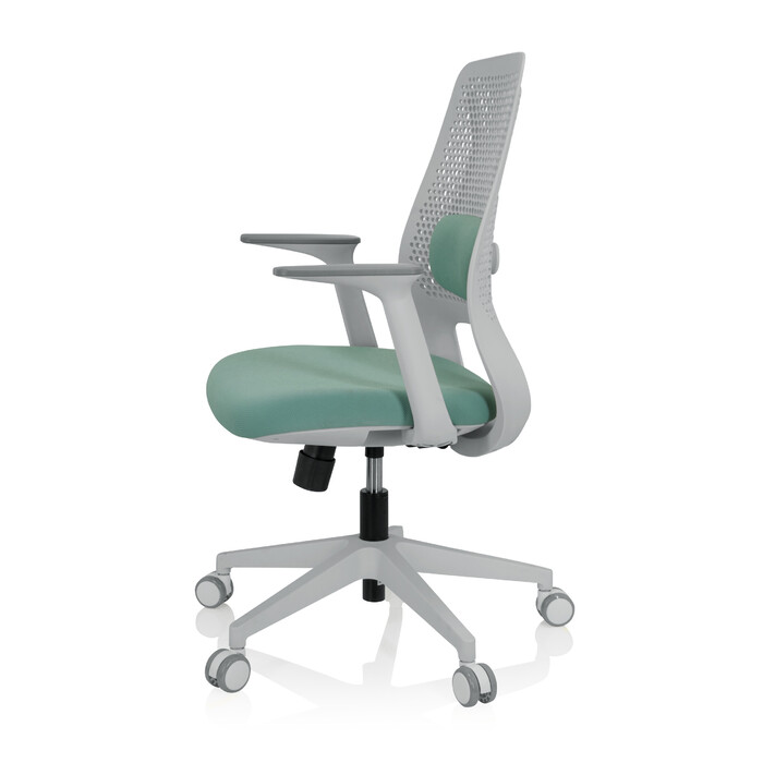 Офісне крісло PARFERIO W з тканини м'ятно-зеленого кольору hjh OFFICE
