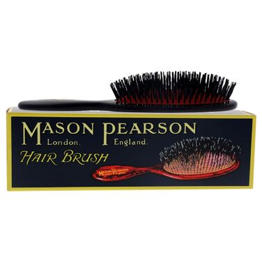Гребінець для волосся Mason Pearson Pocket Bristle B4 з чистою щетиною кабана, 10 рядів, ука (1 упаковка) (1 упаковка) одинарний