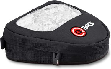 Мотоциклетна магнітна сумка-бак із тримачем для смартфона, чорна, 3 літри місця для зберігання