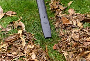 Black+Decker 3-в-1 електропристрій для прибирання листя BEBLV301 (3000 Вт) з подрібнювачем, решетом та мішком-рюкзаком 72л - висока швидкість видуву та регульована потужність всмоктування