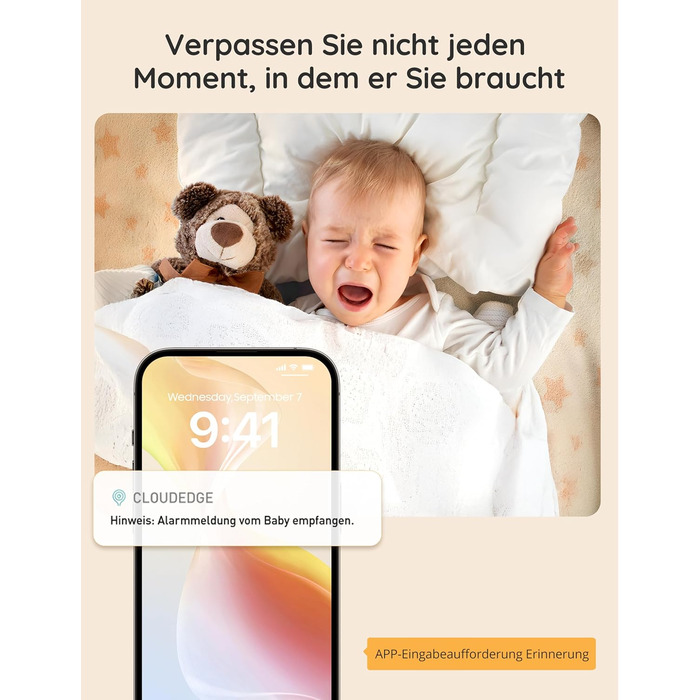 Відеоняня JolyWell з камерою та додатком, 5