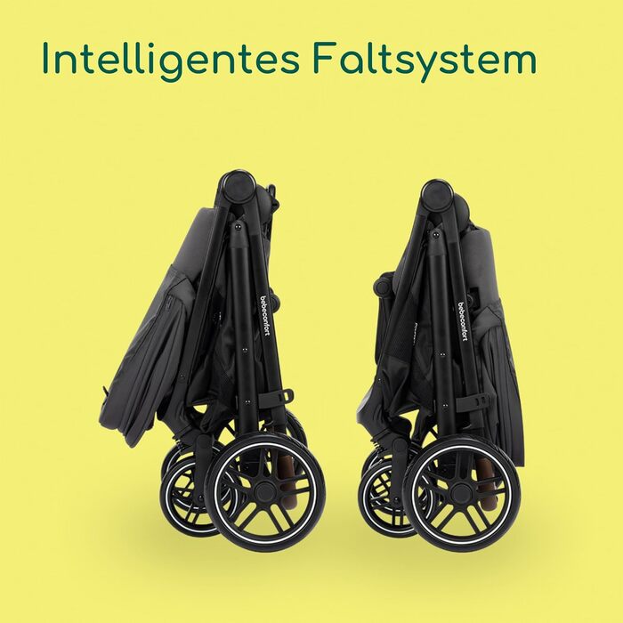 Дитяча коляска Bebeconfort Luvia Trio 3-в-1, 0-4 роки, до 22 кг, i-Size, компактна, сірий