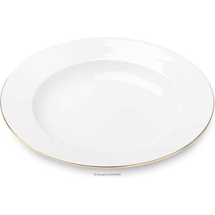 Набір столовий на 12 персон - Набір на 36 персон MUSCARI - Обідній сервіз - Сервізи та набори посуду - Сервіз сімейний - Обідні тарілки, десертні тарілки, супові миски - Золота лінія (макс. 60 символів)
