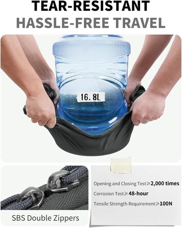 Набір органайзерів для валізи ECOHUB, 6 предметів, дорожні компресійні сумки з ID-тегами з перероблених матеріалів, дихаючі органайзери для подорожей та рюкзака, темно-сірі