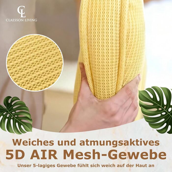 Подушка для ванни повне тіло (152x56 см) з підголівником (11 см) - підтримка шиї, спини та ніг - бежева. З сумкою для прання та подорожей, гачком для сушіння.