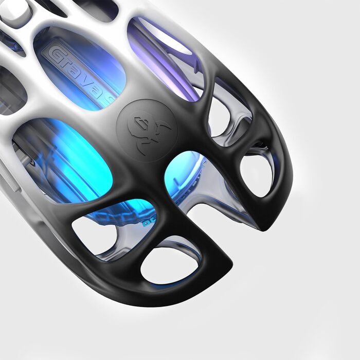 GravaStar Mercury M1 Pro - Бездротова ігрова миша, 26000 DPI, 4K, PAW3395, 88г, Bluetooth/2.4G/кабель, RGB, 5 кнопок - Чорний градієнт