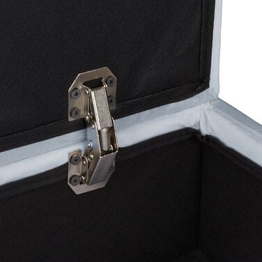 Relaxdays М'який пуф з місцем для зберігання