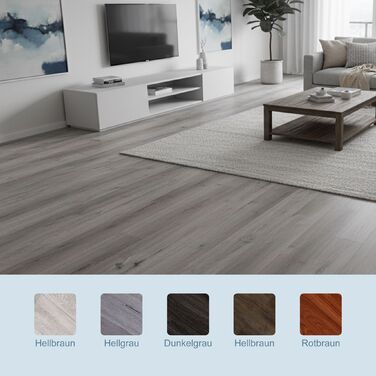 Вініловий підлоговий декор Relaxdays з самоклеючою основою та дизайном під дерево