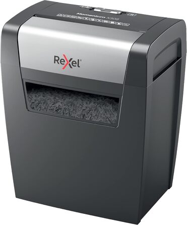 Шредер Rexel Momentum X308: безпечний знищення документів, P3, 8 листів A4, чорний