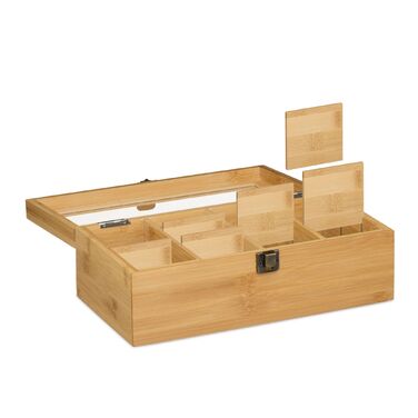 Організатор Relaxdays для чайних пакетиків на 10 відділень