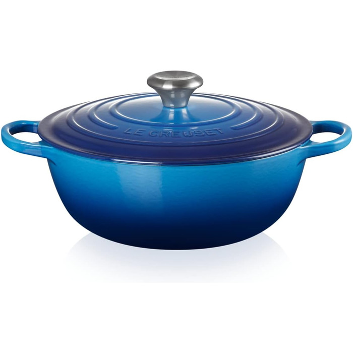 Каструля Le Creuset Signature з чавуну, 26 см, 4.1 л, Azure (21114260900430)