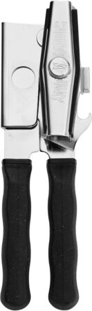 Відкривачка для пляшок Swing-A-Way Ergo з силіконовими ручками, чорна