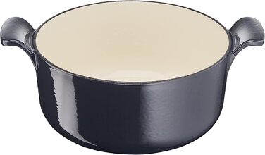 Чавунна каструля Lagostina 3,3 л, 22 см, чорна, жароміцна