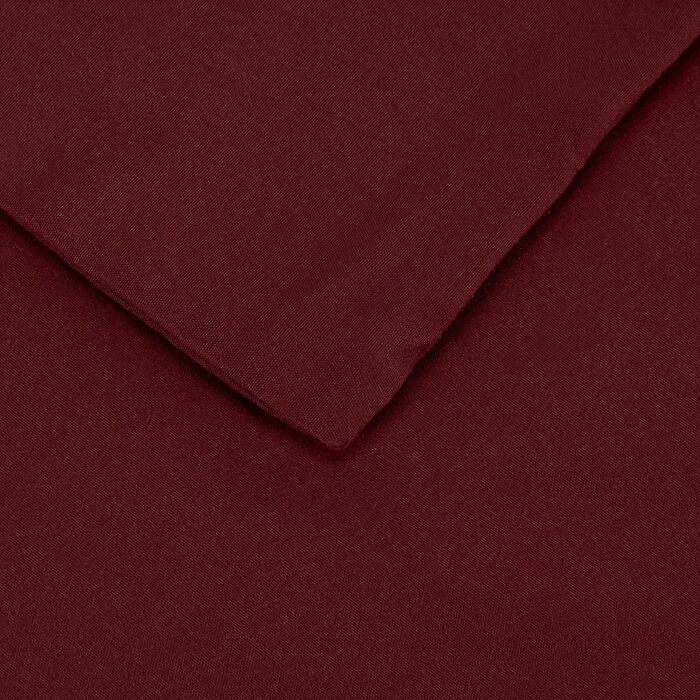 Набір підковдр Domopolis Basics Microfiber King, Burgundy, 135x200 см & Наволочка 80x80 см