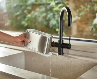 Стильний органайзер для столових приборів Joseph Joseph Surface, нержавіюча сталь, сірий