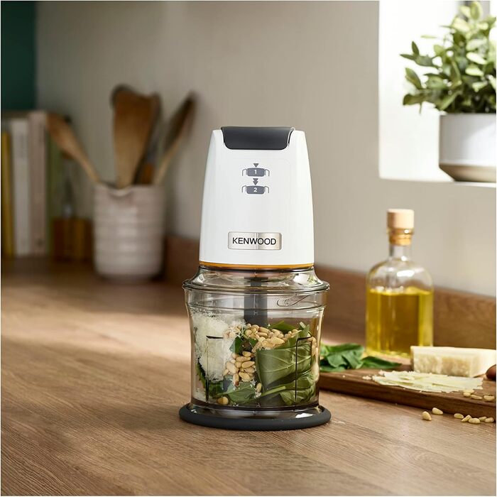 Подрібнювач Kenwood EasyChop CHP61.000WH 500 Вт, білий - з 4 лезами, чаша 0.5л, імпульсний режим, для льоду