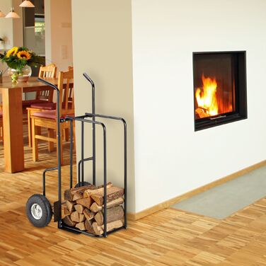 Візок для дров Relaxdays XL з металу