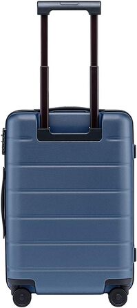 Валіза Xiaomi Carry-on Luggage 20 (31 л) на колесах з високоякісного алюмінієво-магнієвого сплаву з 4-ма колесами та подвійним кодовим замком TSA, сертифікована (Mi Classic, синя)