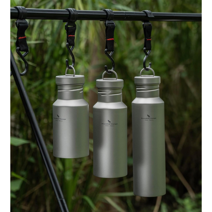 Фляга для води iBasingo Titan 750ml - Металева, для туризму, спорту та відпочинку