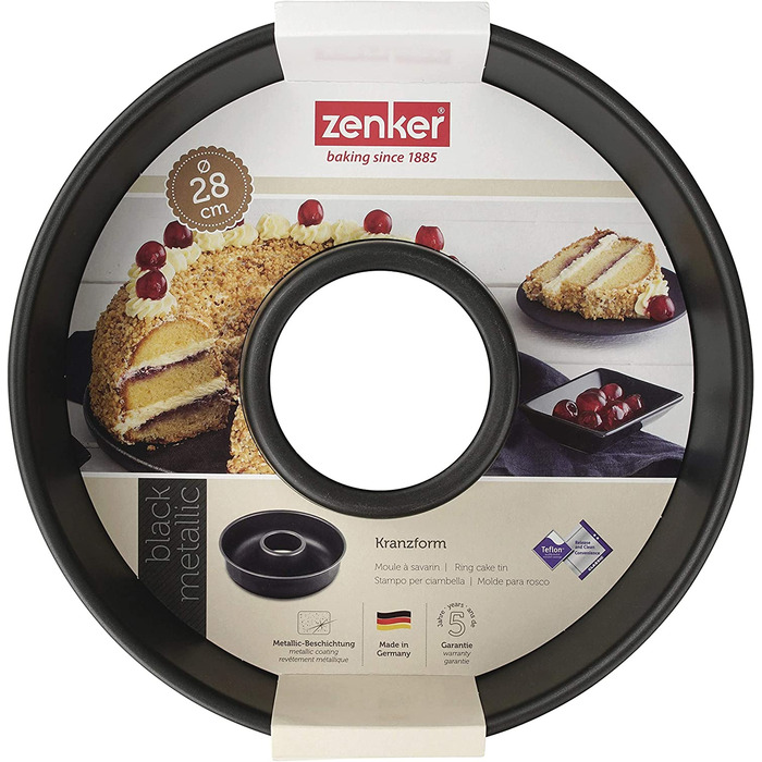 Форма для випікання сосисок-віночків Zenker 7408, Ø 28 см, з антипригарним покриттям