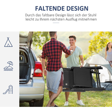 Розкішний шезлонг для відпочинку на відкритому повітрі: складаний лежак з подушкою, що імітує відчуття невагомості. Має 9 положень регулювання спинки, витримує до 150 кг. Ідеально підходить для саду, відпочинку, відпустки, пляжу, басейну. Колір: чорний.