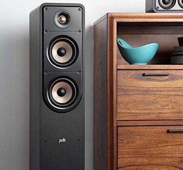 Підлогова акустика Polk Audio Signature S50E, HiFi, пасивна, 20-150 Вт, 8 Ом, 42 Гц-40 кГц, Чорний