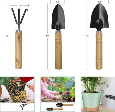 5 горщиків з пластику з системою поливу, 17.8/16.5/15.2/13.9/12.7 см. Самополивні кашпо з підставкою. Круглі горщики для квітів, сукулентів, кактусів. Для дому, балкона, саду. Зелений, коричневий колір.