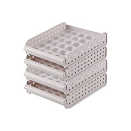 Ящик для зберігання яєць, 4-шаровий, портативний, Штабельований, для зберігання яєць, пластиковий, висувний, для пікніка, коробка для яєць, органайзер