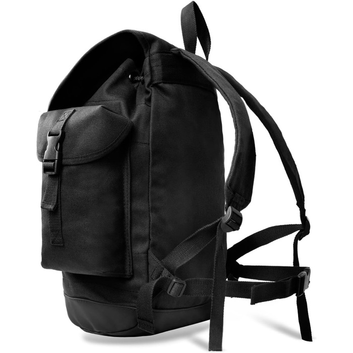 Чорний рюкзак Snake Bundeswehr Hunter для жінок і чоловіків Туристичний рюкзак на відкритому повітрі чорний