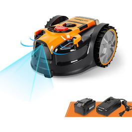 Робот-газонокосарка LawnMaster VBRM16 OcuMow для газонів до 100 м², самохідний, бездротовий, акумуляторний 24В 4.0Ah Li-Ion