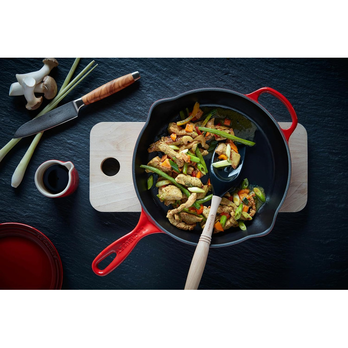 Сковорода Le Creuset Signature з чавуну, 26 см, 2 л, Deep Teal (Вишня)