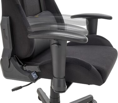 Ігрове крісло DXRacer FORMULA 2.2 FD01 - чорне, регульоване, ергономічне для офісу та дому