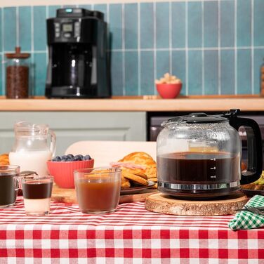 Кавомашина Cecotec Coffee 56 Heat: програмована, з LCD, 1,3л, 12 чашок, нержавіюча сталь