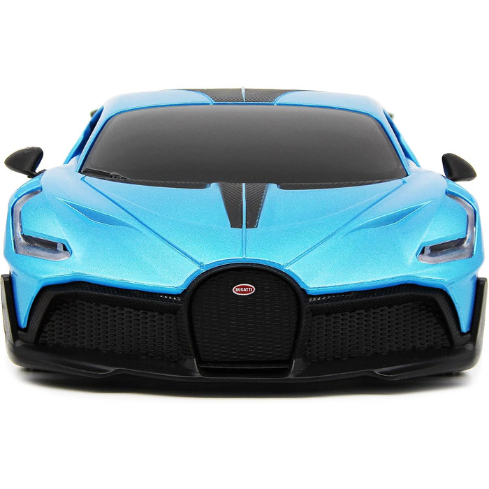 Модель автомобіля Bugatti Divo синього кольору 1:24 CMJ, радіокерування 2.4 GHz, офіційна ліцензія
