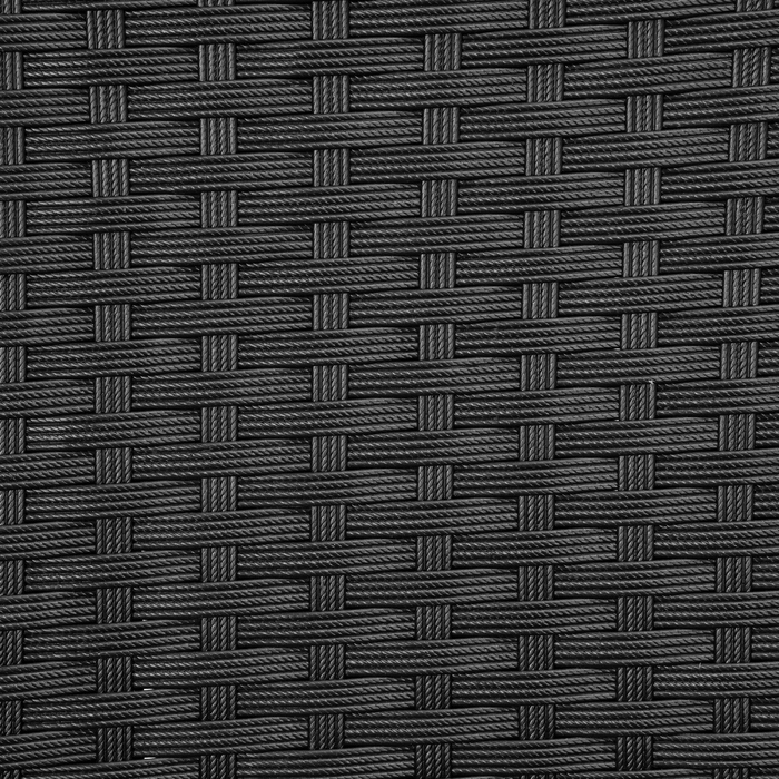 Комплект садових меблів з техноротанга eHokery Magnolia, чорний, 4 предмети