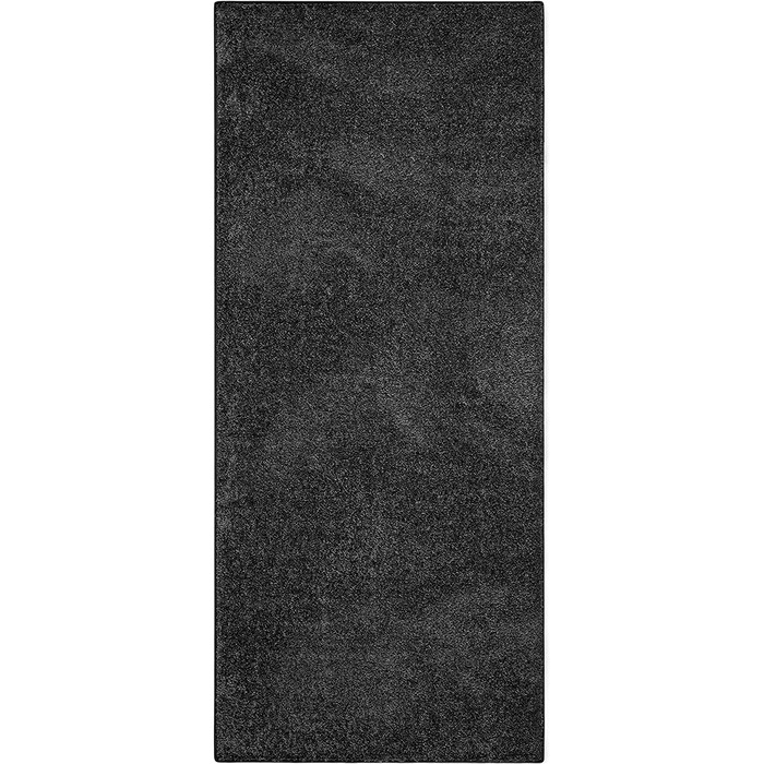 Килим для дому Carpet Studio 80х250 см чорний