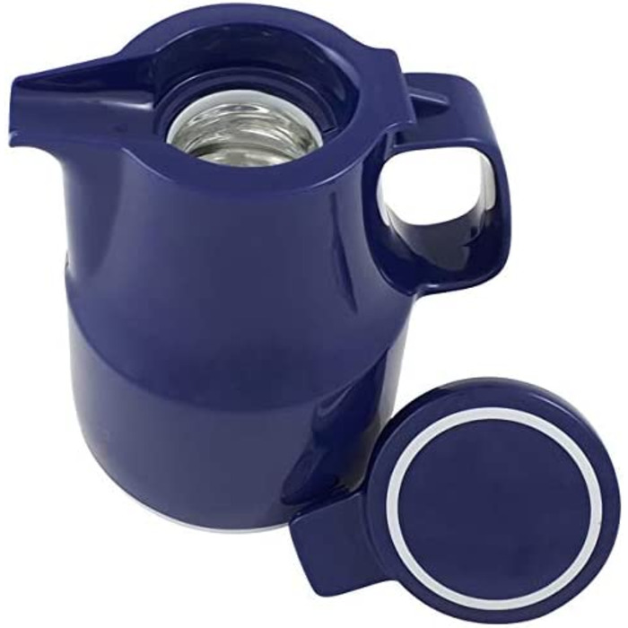 Термос Helios Thermoboy 0,6 л з кришкою-кляпом, синій, для миття в посудомийній машині