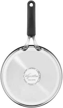 Сковорода Lagostina Tempra з нержавіючої сталі Ø24 см з індукційним дном Lagotherm та ергономічною ручкою, для плити та духовки