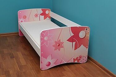 Дитяче ліжечко Best For Kids 90x200 із захистом від падіння, висувними ящиками, матрацом 10 см