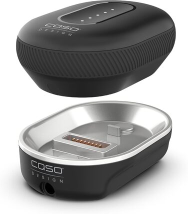 CASO Click & Mix - Бездротовий міксер, акумуляторний, для тіста, збивання, соусів, 8 швидкостей (600-1200 об/хв), станція зарядки + акумулятор