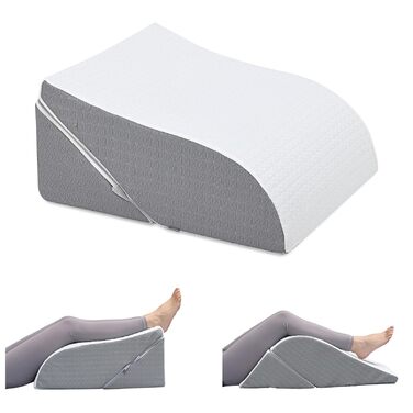 Подушка для ніг та колін 2-в-1 HAVARGO — ортопедичний підйомник для ніг із пінополіуретану для зняття набряків та покращення кровообігу, регульована висота